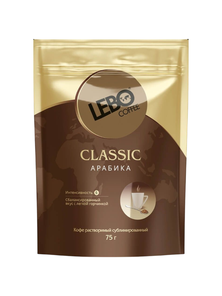 КОФЕ LEBO CLASSIC 75Г РАСТВОРИМЫЙ